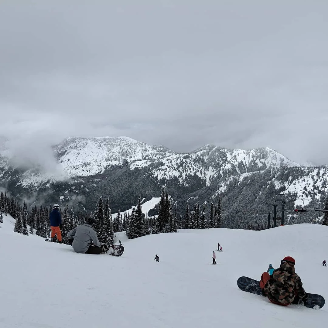 Spring at the mountain yesterday.