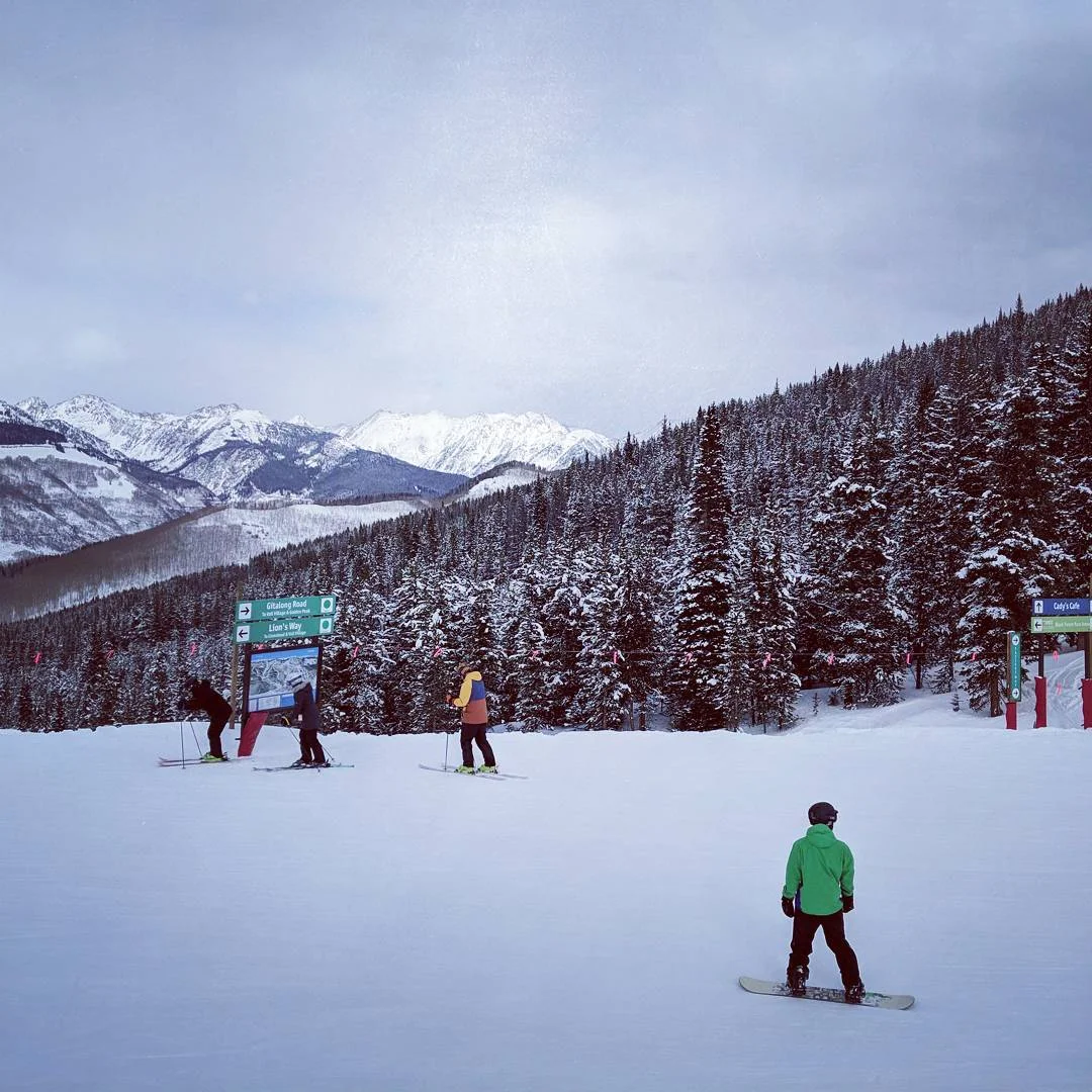 Day one on the slopes