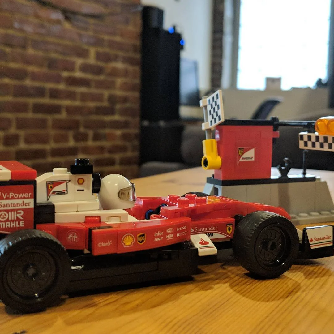 Built some Lego F1