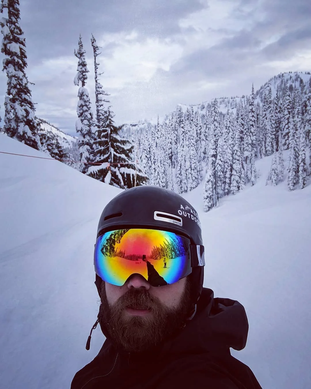 Great day on the slopes, so much powder!