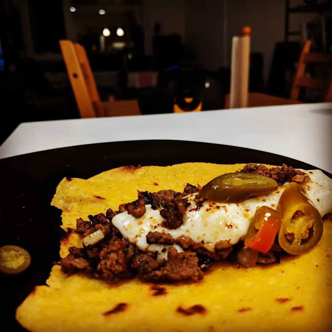 It's my opinion that an apartment is not a home till you learn how the smoke alarms work. In other news I made tortillas from scratch!