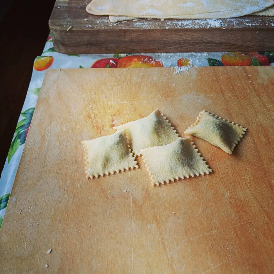 We made pasta.
